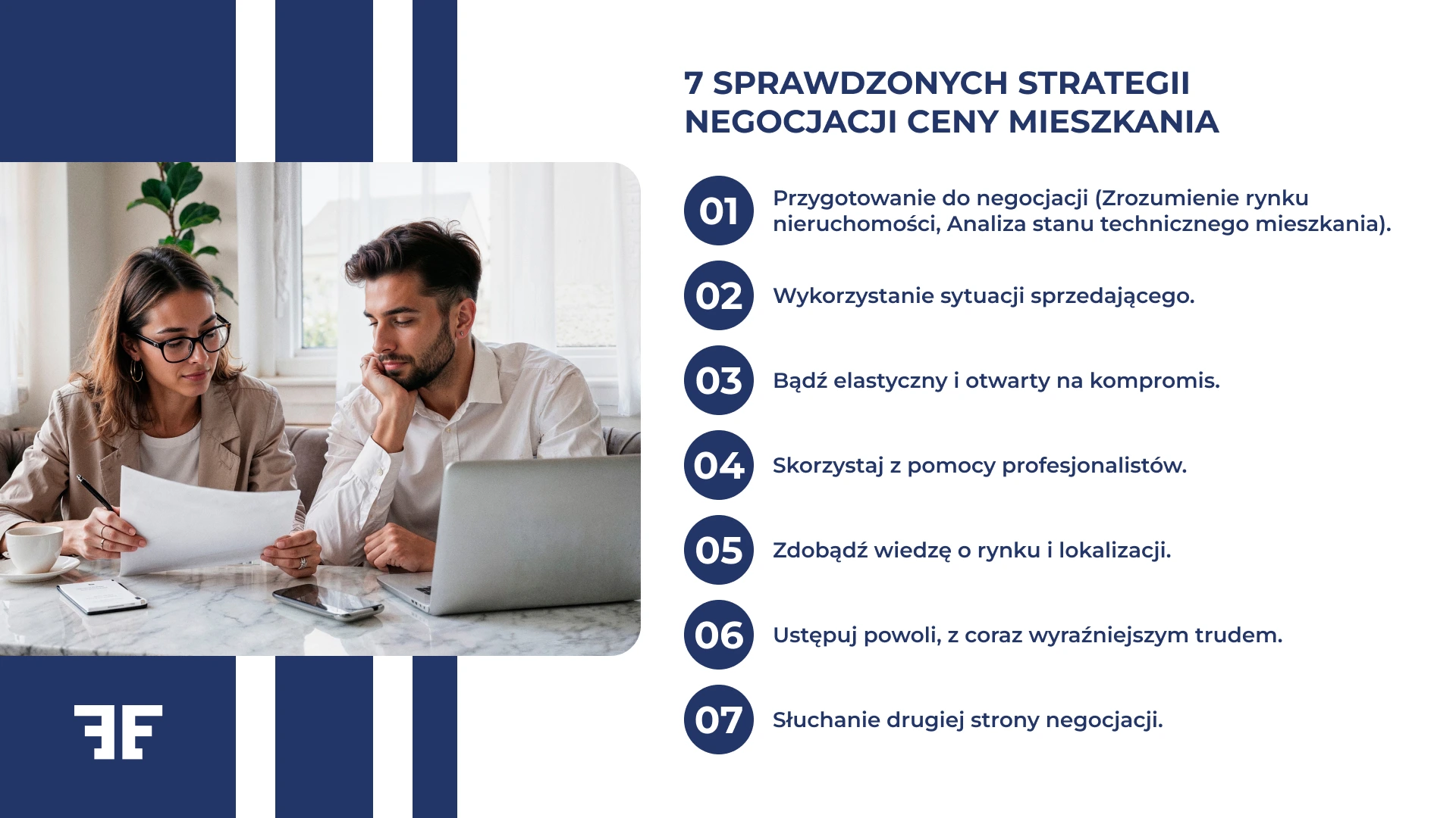 7 strategii negocjacyjnych - jak negocjować cenę mieszkania?