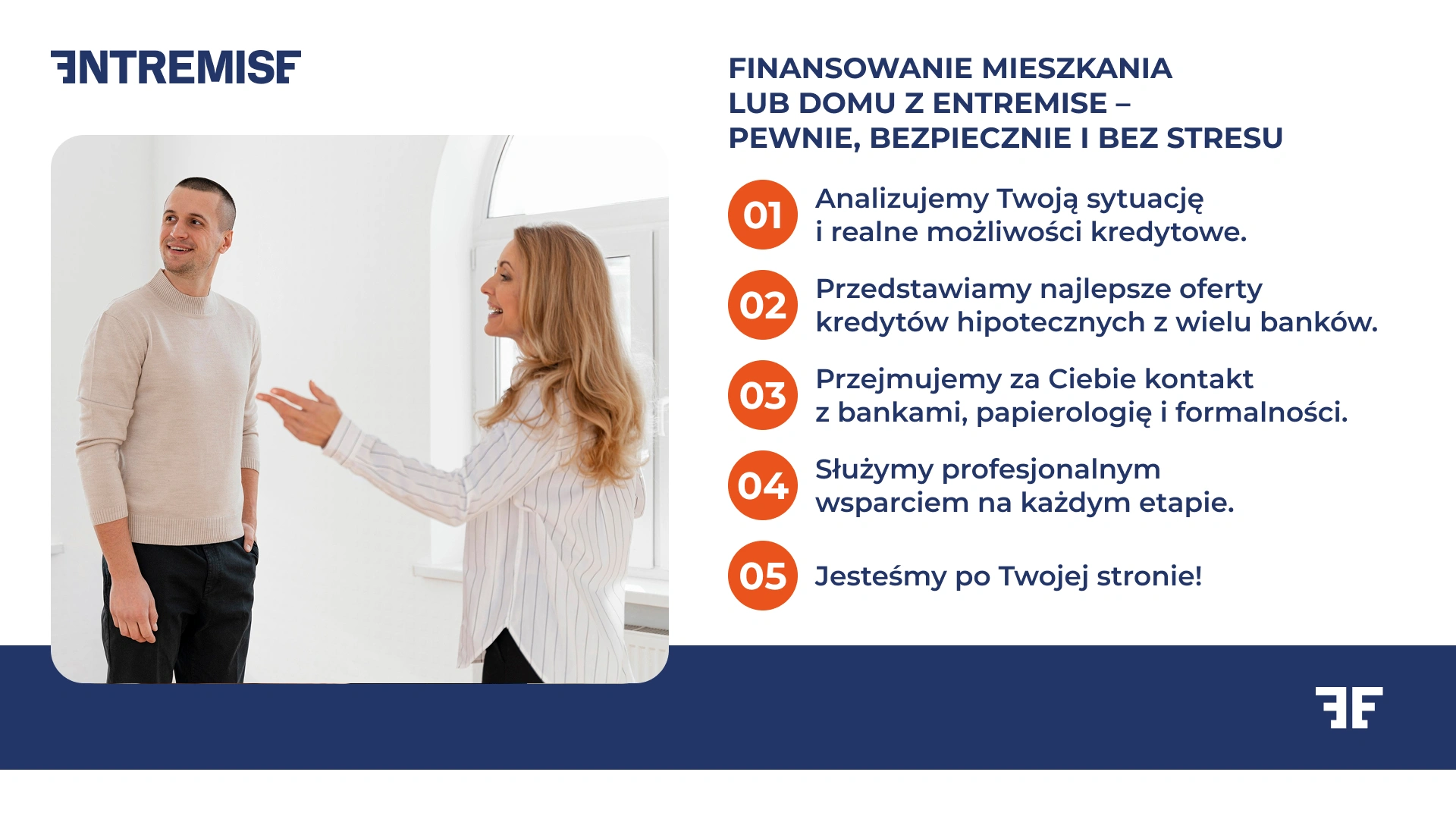 Finansowanie mieszkania lub domu z Entremise – pewnie, bezpiecznie i bez stresu