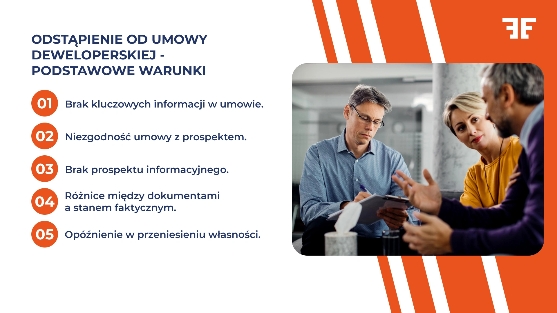 Odstąpienie od umowy deweloperskiej - podstawowe warunki