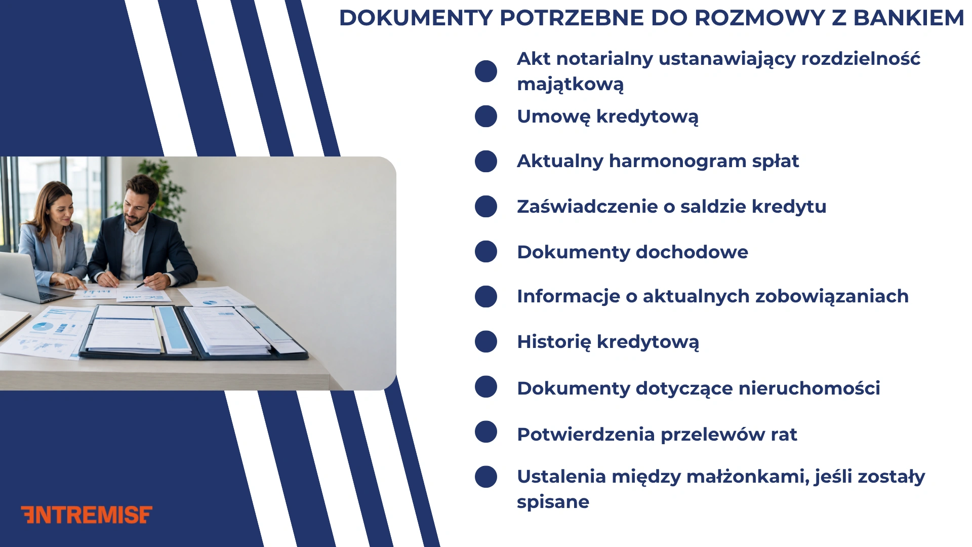 Dokumenty potrzebne do rozmowy z bankiem